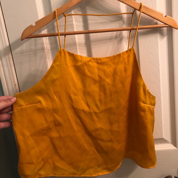 off-yellow/orange tank top - Picture 2 of 4